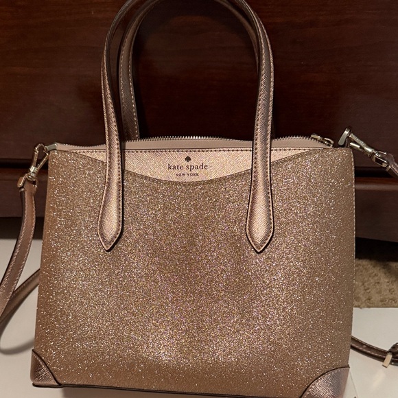 kate spade Handbags - Kate Spade Sparkling Gold Satchel